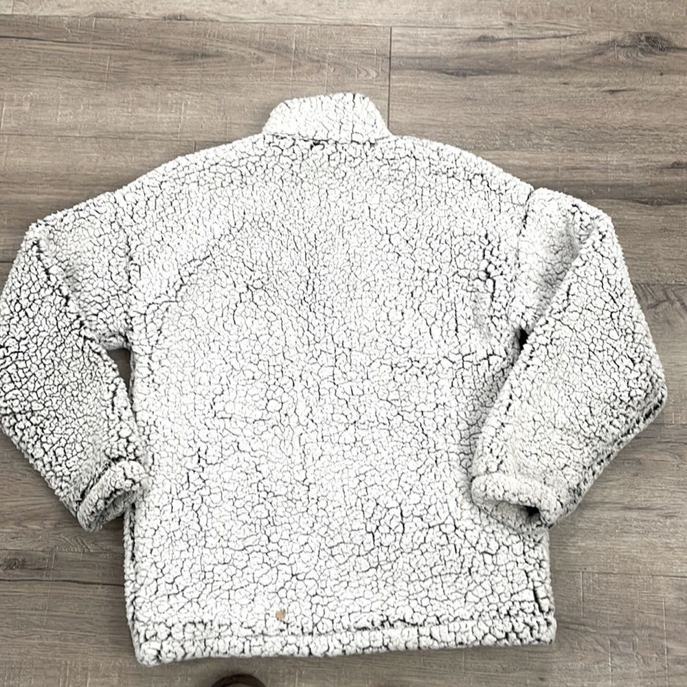 Forever 21 White Teddy Zip-Up Jacket - Picture 4 of 4